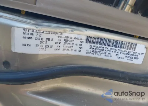 2004 Jeep Grand Cherokee Limited z USA, uszkodzony, nr VIN 1J4GW58S74C131778